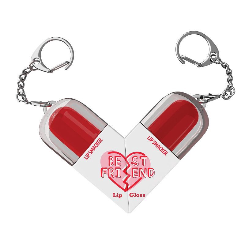slide 2 of 5, Lip Smacker Heart BFF Lip Gloss Duo - Cherry & Apple - 0.09 fl oz, 0.09 fl oz