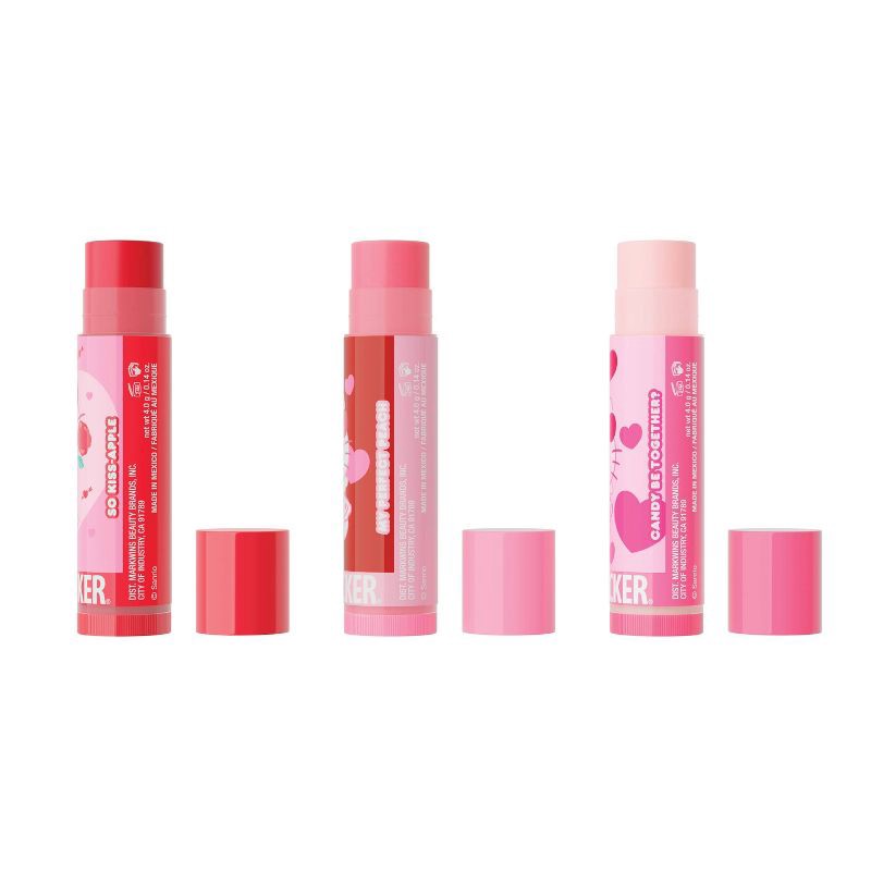 slide 4 of 4, Lip Smacker Heart Tin Lip Balm Trio - Hello Kitty - 0.52oz/2pc, 0.52 oz, 2 ct