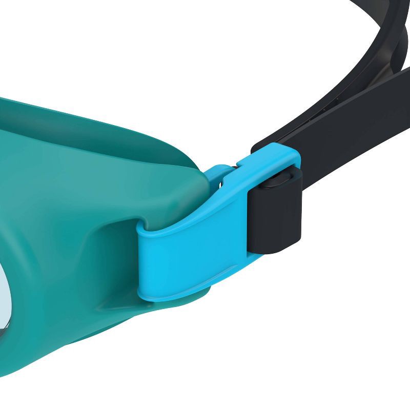 slide 3 of 4, Speedo SMS Adult Boomerang - Teal/Blue: Swim Masks for Ages 14+, Polycarbonate, 1 ct