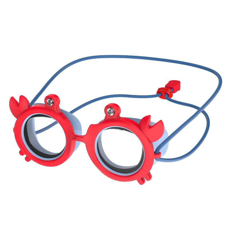 slide 1 of 3, Speedo Kids' Sunny Vibes Swim Goggles - Red Claw: Ages 3-6, TPR Material, 1 ct