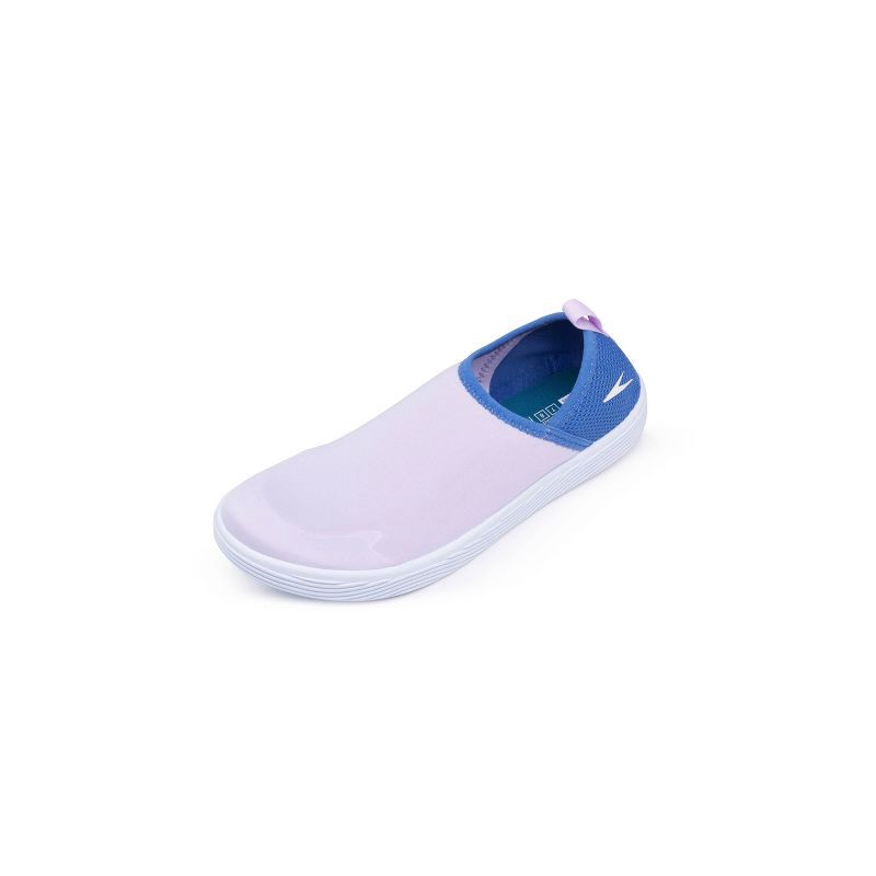 slide 1 of 5, Speedo Women's Bootie Water Shoe - Lilac/Blue M: Slip-On Swim Shoes, Medium Width, 1 ct