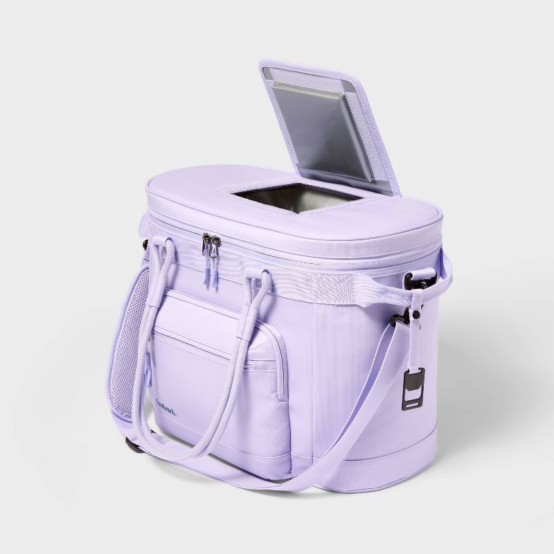 slide 2 of 4, 23qt Soft Sided Cooler Lilac Purple - Embark™, 23 qt