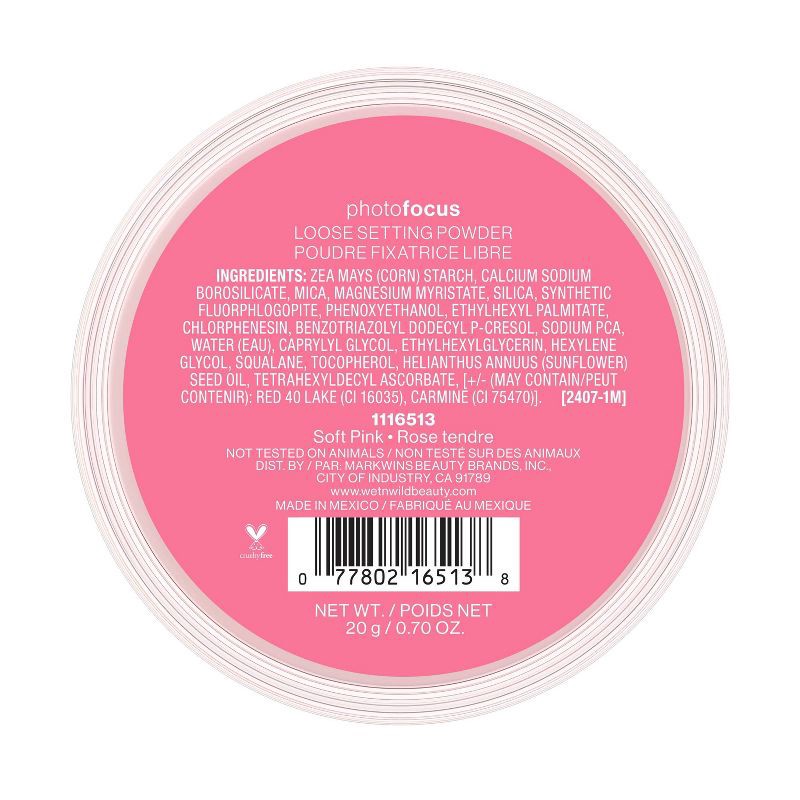 slide 5 of 10, Wet n Wild Photo Focus Loose Setting Powder - Soft Pink - 0.7oz, 0.7 oz