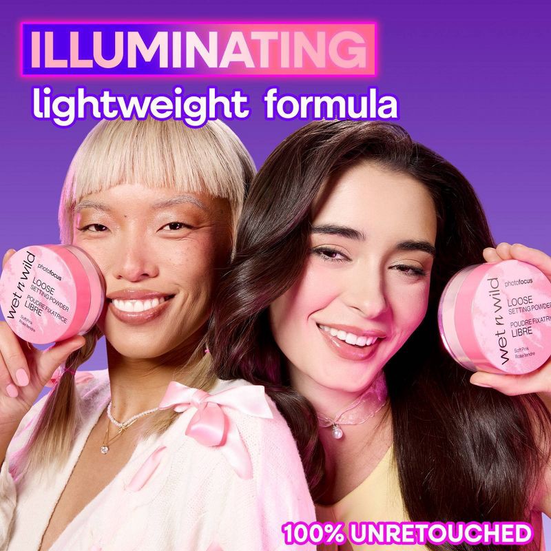 slide 8 of 10, Wet n Wild Photo Focus Loose Setting Powder - Soft Pink - 0.7oz, 0.7 oz