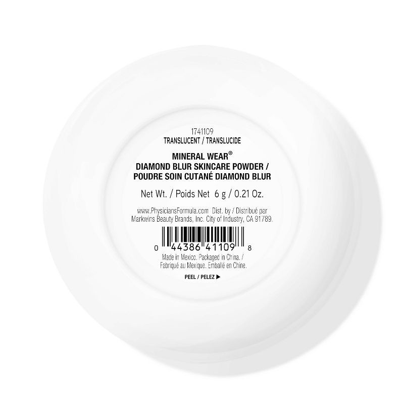 slide 7 of 9, Physicians Formula Mineral Wear Diamond Blur Skincare Powder - 0.21oz, 0.21 oz
