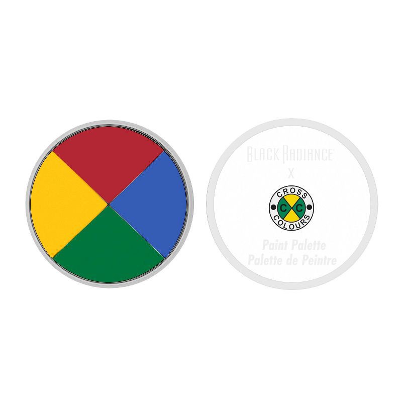 slide 3 of 8, Black Radiance Cross Colors Paint Palette - 0.52oz, 0.52 oz