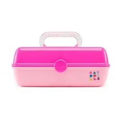 Caboodles Pretty In Petite Makeup Organizer - Hot Pink On Rose