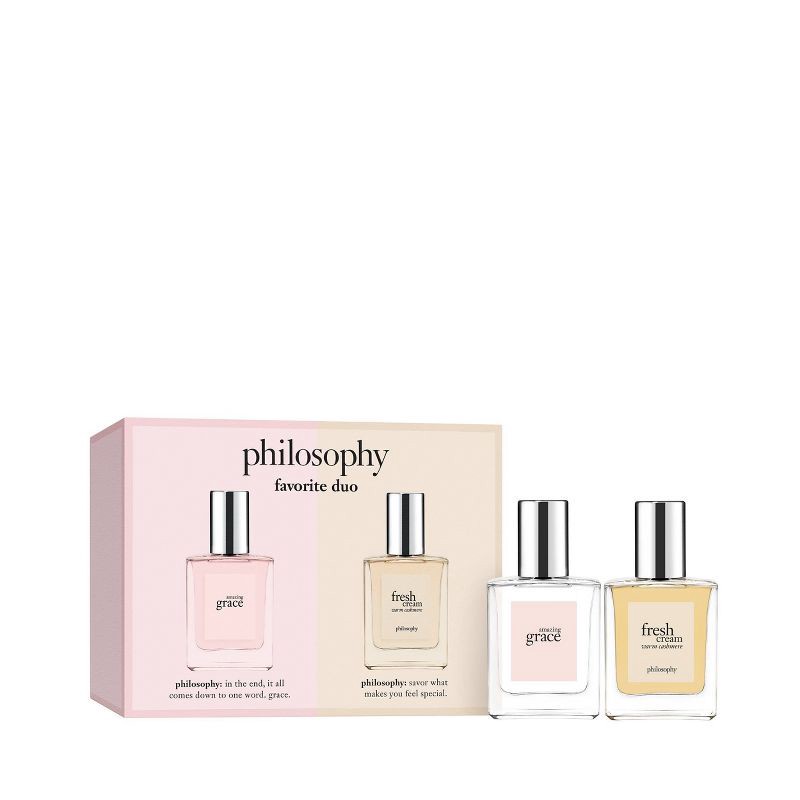 slide 1 of 8, philosophy Favorite Duo Mini Holiday Gift Set – 0.5 fl oz/2pc -Ulta Beauty, 2 ct; 0.5 fl oz