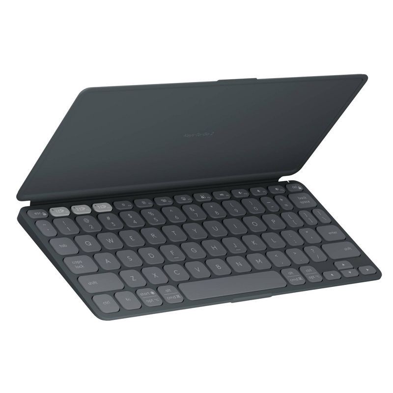 slide 1 of 9, Logitech Keys-To-Go Ultra Portable Keyboard for Apple iPad 2 - Black: Wireless, Bluetooth, Rechargeable, 1 ct