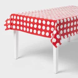Target Red and White Dot Table Cover - Spritz™