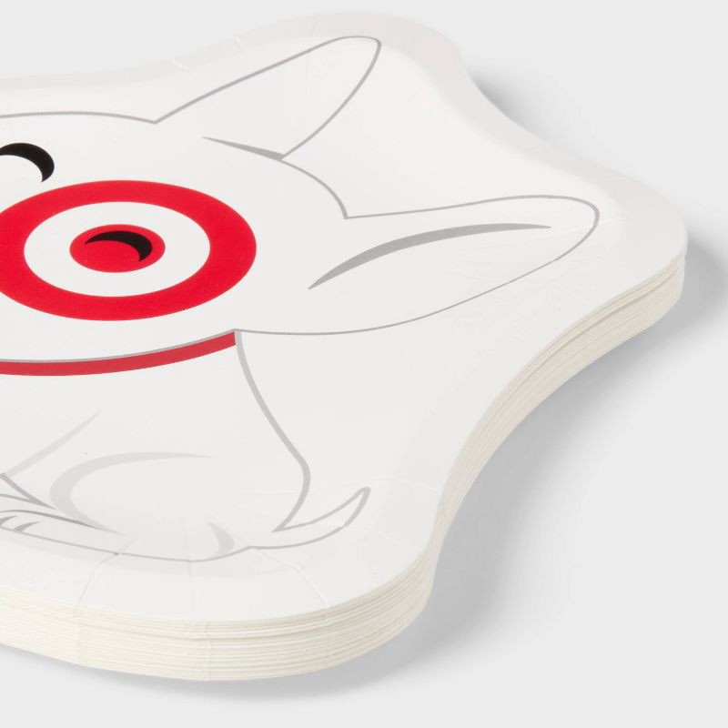 slide 3 of 3, Target Bullseye Dog Shaped Snack Plate 20ct Spritz™, 20 ct