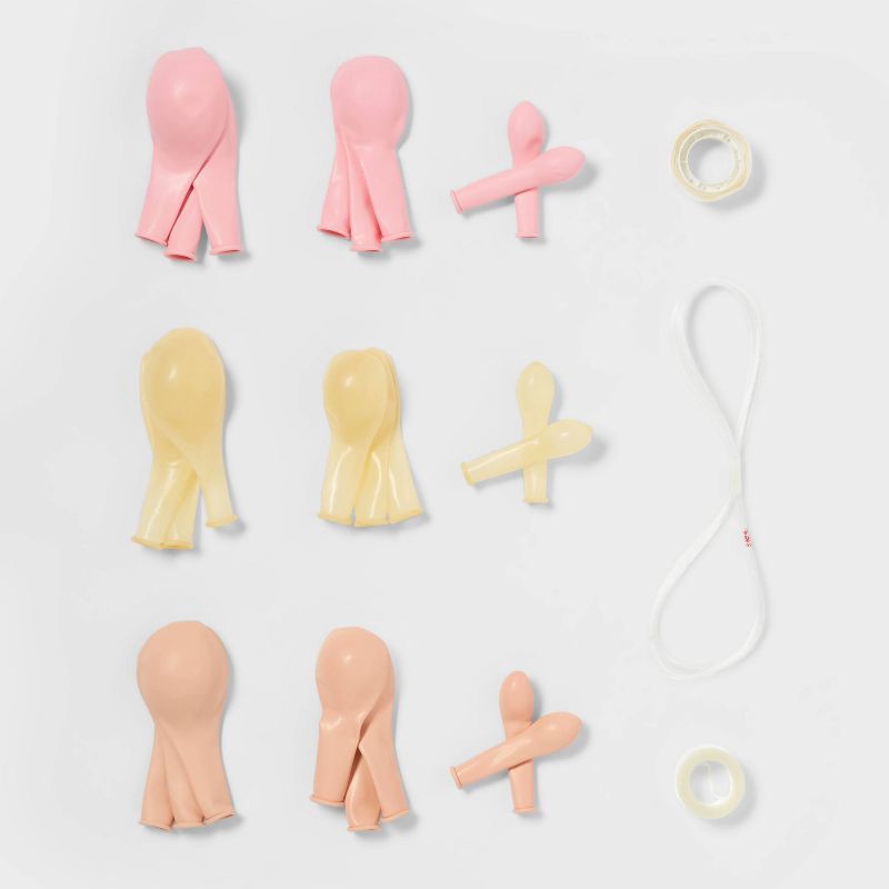 slide 3 of 4, Pink Pastel Balloon Arch Garland - Spritz™, 1 ct