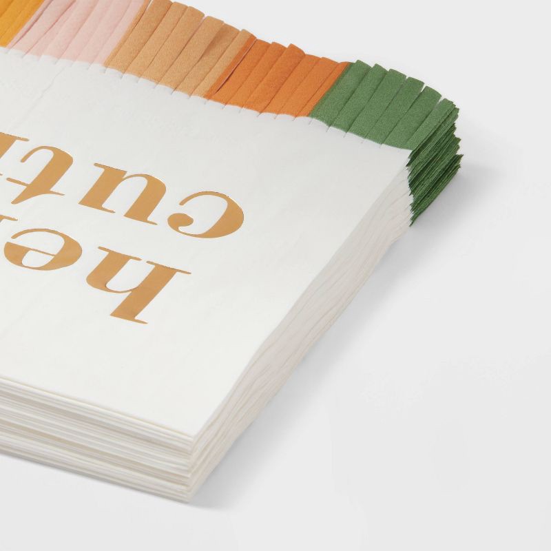 slide 3 of 3, Orange Baby Shower Lunch Napkin 30ct - Spritz™, 30 ct