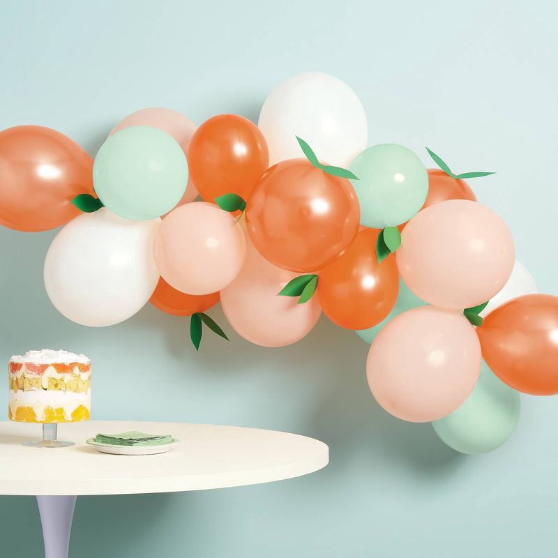 slide 2 of 4, Orange Fruit Balloon Garland Kit - Spritz™, 1 ct