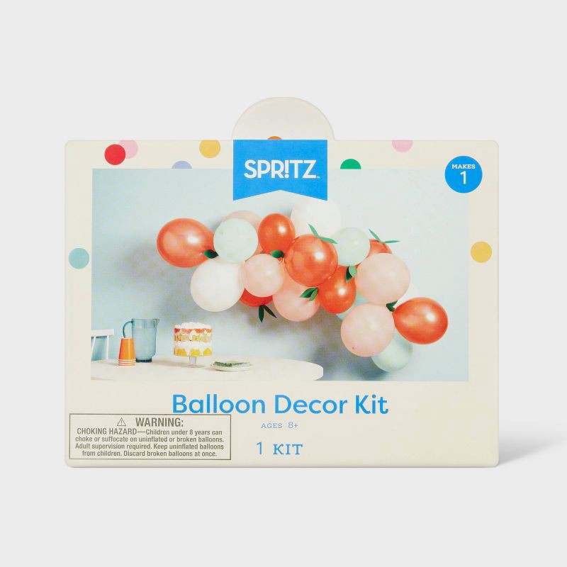 slide 4 of 4, Orange Fruit Balloon Garland Kit - Spritz™, 1 ct