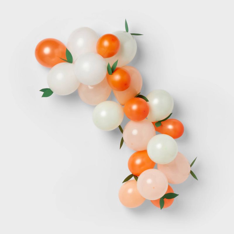 slide 1 of 4, Orange Fruit Balloon Garland Kit - Spritz™, 1 ct