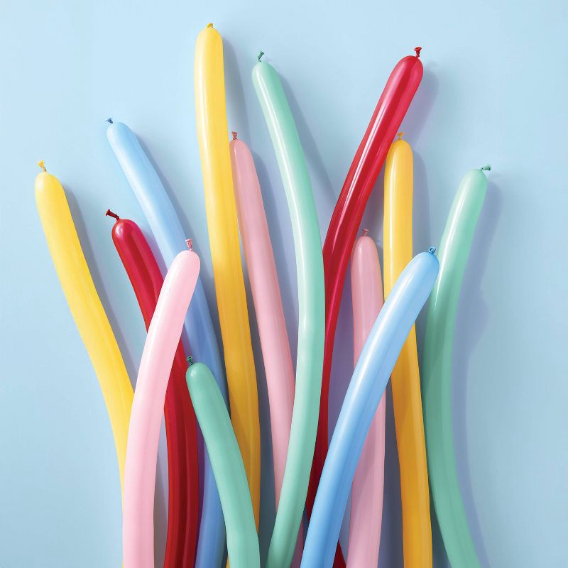 slide 2 of 4, Ice Cream Sprinkle Shaped Balloon Kit 40ct - Spritz™, 40 ct