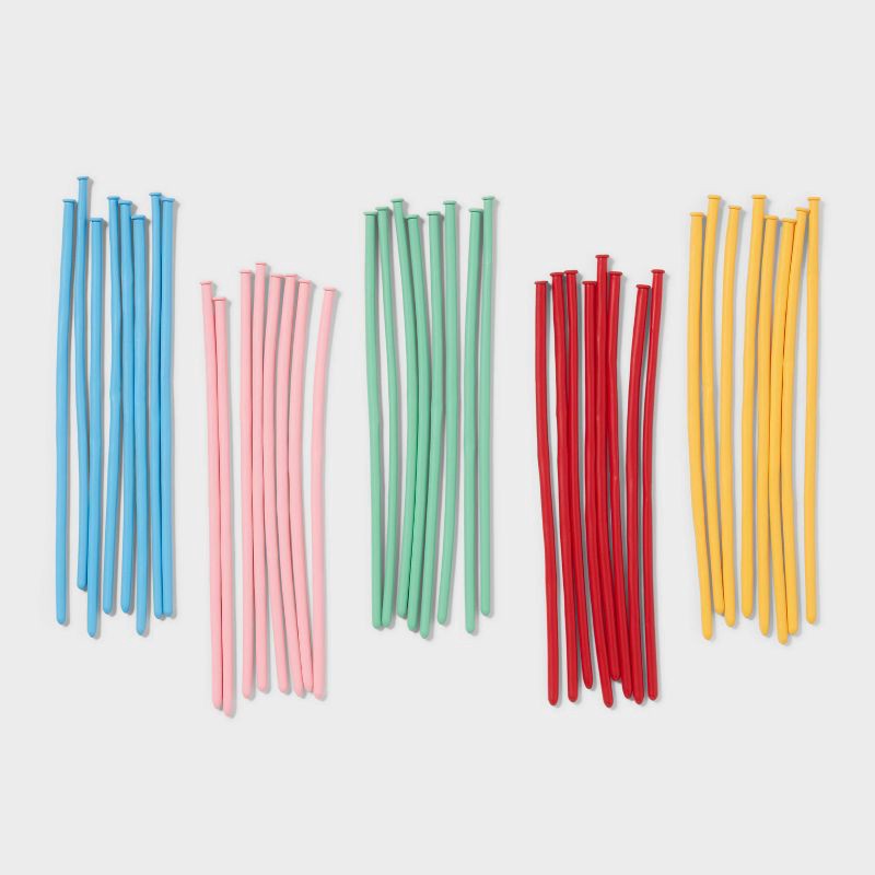 slide 3 of 4, Ice Cream Sprinkle Shaped Balloon Kit 40ct - Spritz™, 40 ct