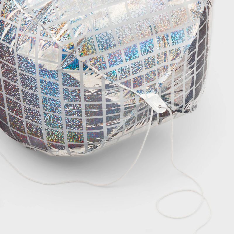 slide 3 of 4, Disco Ball Shaped Foil Balloons 3ct - Spritz™, 3 ct