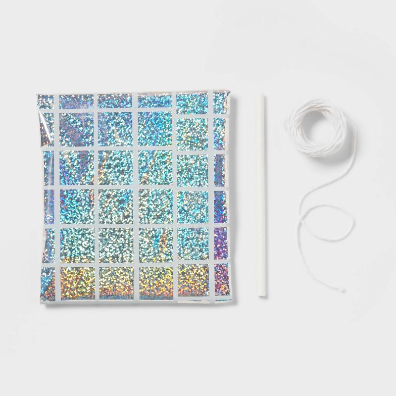 slide 4 of 4, Disco Ball Shaped Foil Balloons 3ct - Spritz™, 3 ct