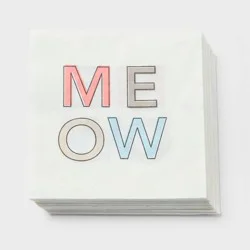 Cat Birthday Party Lunch Napkin 30ct - Spritz™