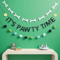 Dog Birthday 'It's Pawty Time' Banner - Spritz™