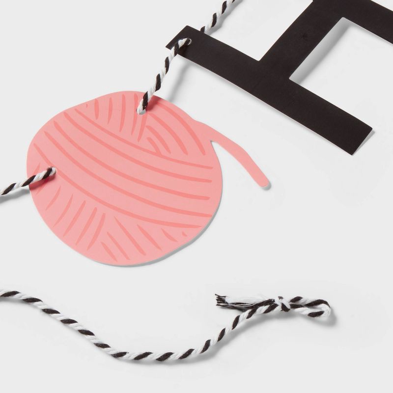 slide 3 of 4, Cat Birthday Party Banner - Spritz™, 1 ct