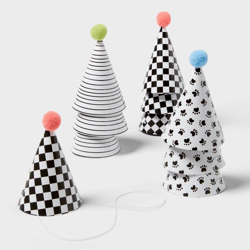 slide 1 of 3, Dog and Cat Party Hats 10ct - Spritz™, 10 ct