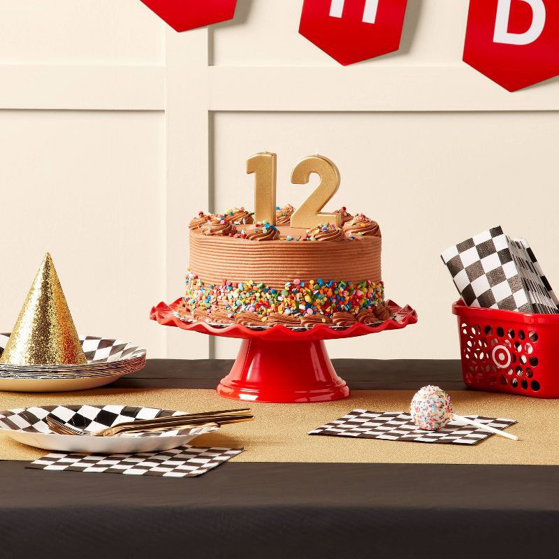 slide 2 of 4, Number 1 Gold Candle - Spritz™, 1 ct