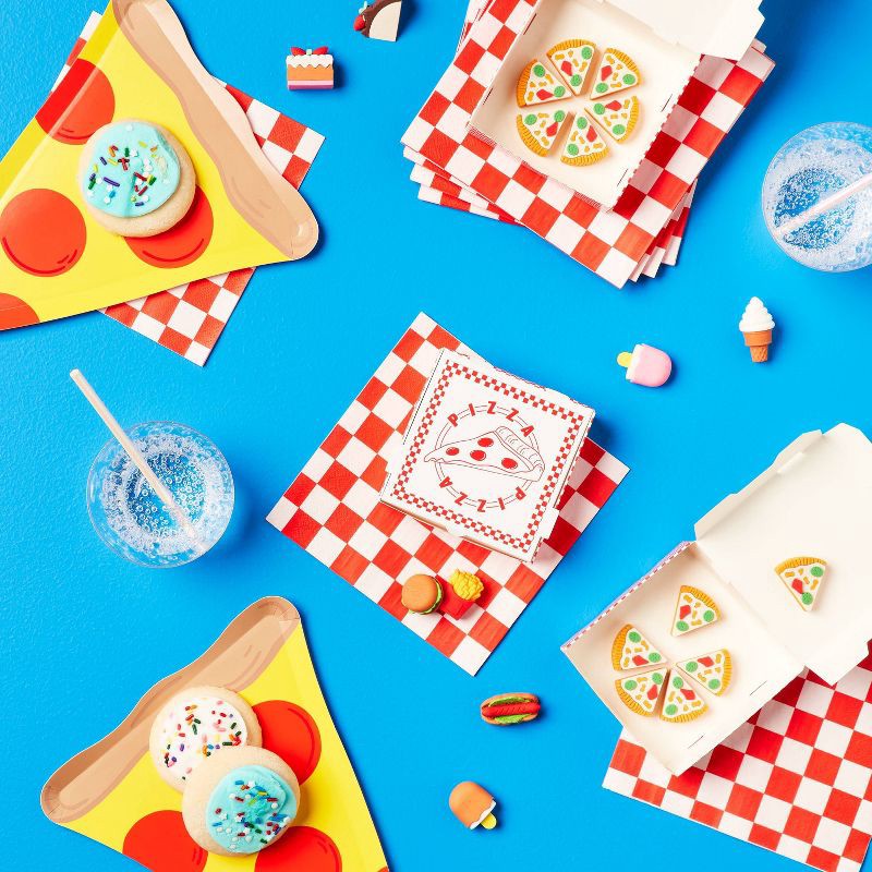 slide 2 of 3, Red Checkered Lunch Napkin 30ct - Spritz™, 30 ct