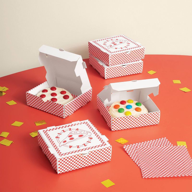 slide 2 of 3, Pizza Box Shaped Treat Box 6ct - Spritz™, 6 ct