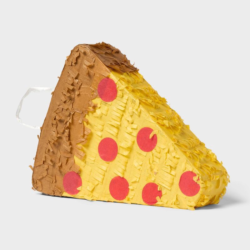 slide 1 of 3, Pizza Shaped Mini Pinata - Spritz™, 1 ct