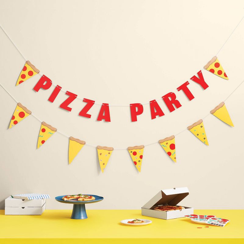 slide 2 of 4, Pizza Party Banner - Spritz™, 1 ct