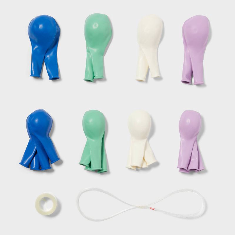 slide 3 of 4, Retro Multicolor Balloon Garland Spritz™, 1 ct