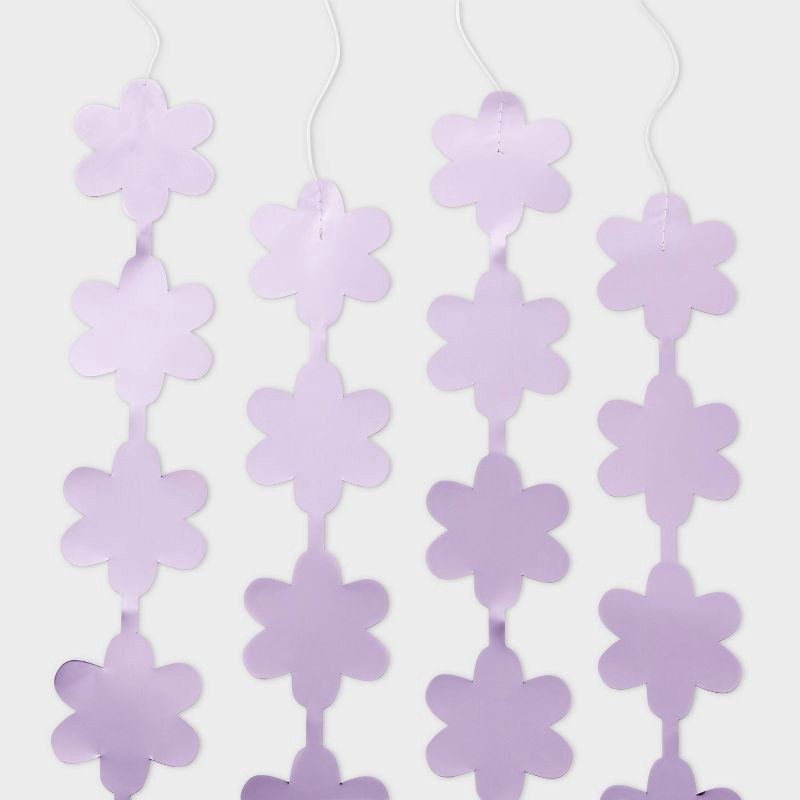 slide 3 of 4, Purple Flower Backdrop - Spritz™, 1 ct