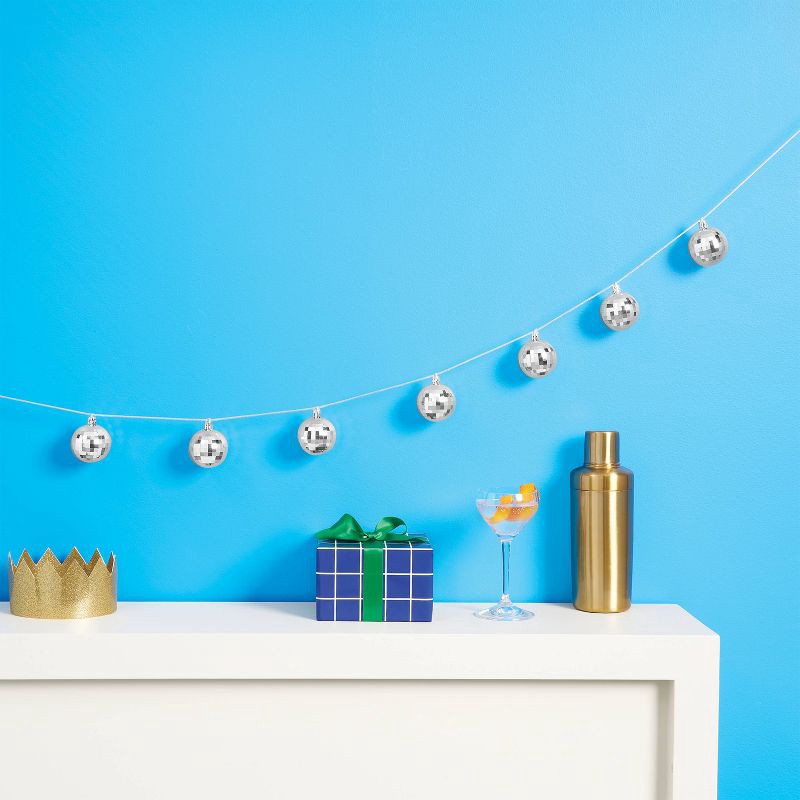 slide 2 of 4, Disco Ball Party Garland - Spritz™, 1 ct