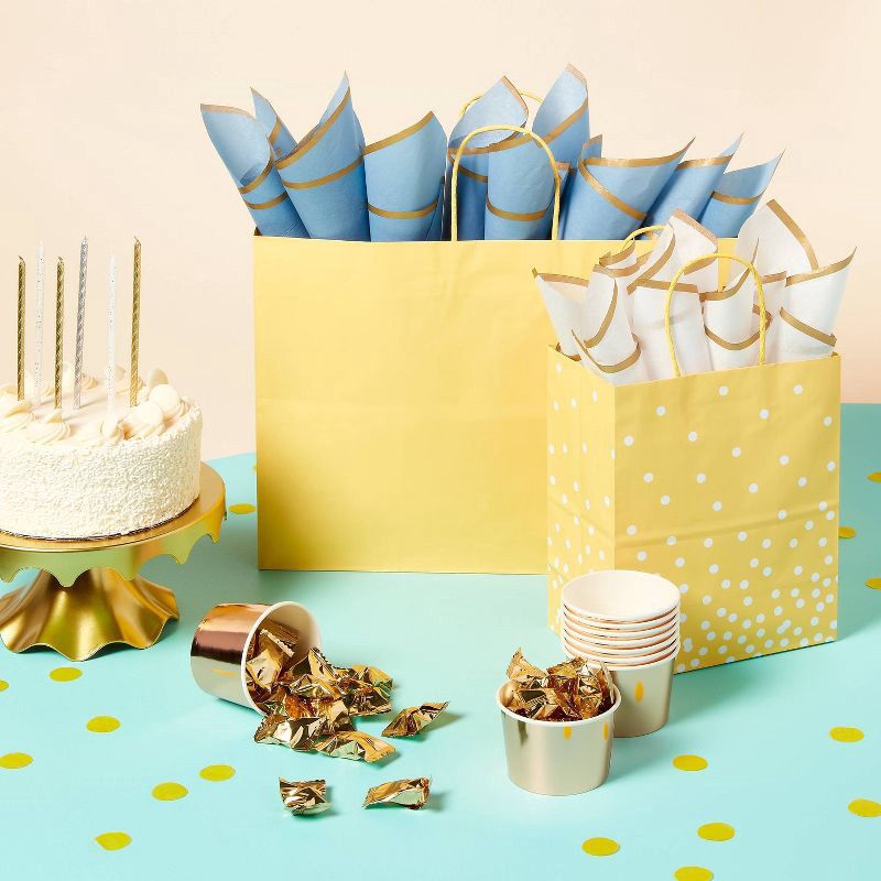 slide 2 of 3, Gold/Silver Tall Spiral Birthday Candles 12ct - Spritz™, 12 ct