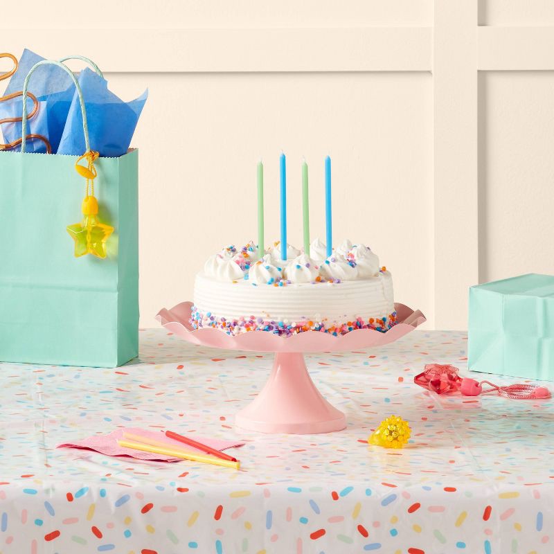 slide 2 of 3, Neon Rainbow Tall Birthday Candles 12ct - Spritz™, 12 ct