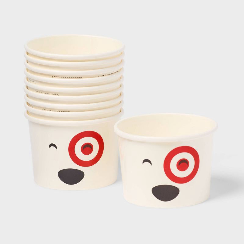 slide 1 of 2, Target Bullseye Treat Cup 10ct - Spritz™, 10 ct
