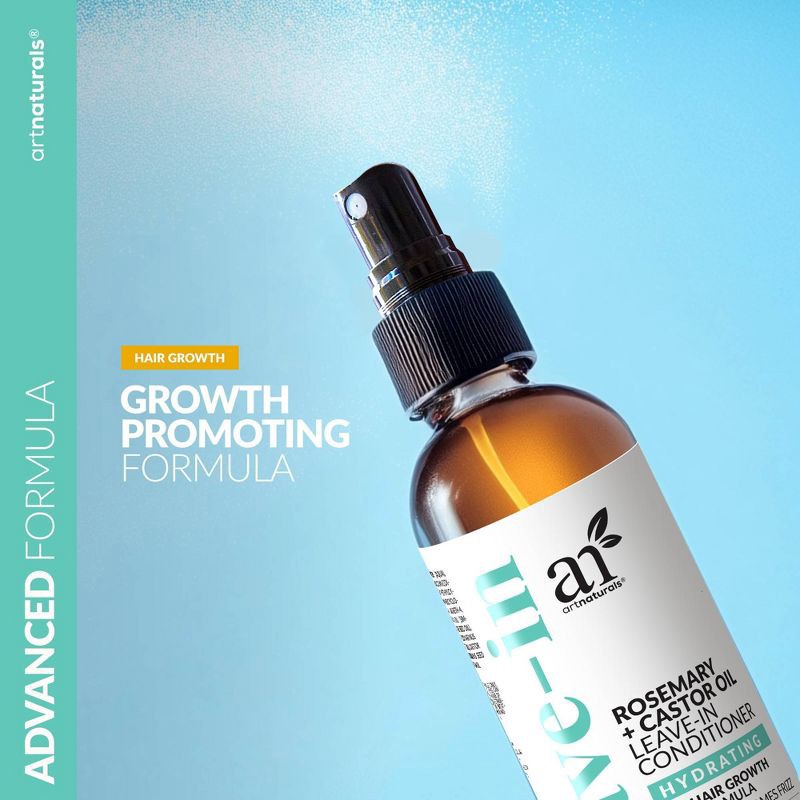 slide 4 of 7, artnaturals Rosemary+Castor Leave In Spray - 8 fl oz, 8 fl oz