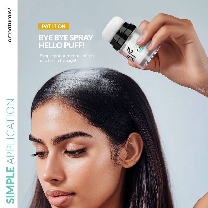 slide 4 of 6, artnaturals Rosemary+Castor Dry Shampoo Powder - 0.5oz, 0.5 oz