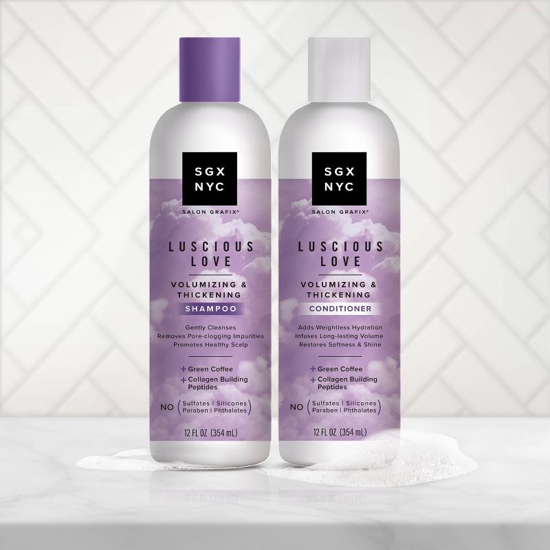 slide 4 of 4, SGX NYC Luscious Love Hair Shampoo - 12 fl oz, 12 fl oz