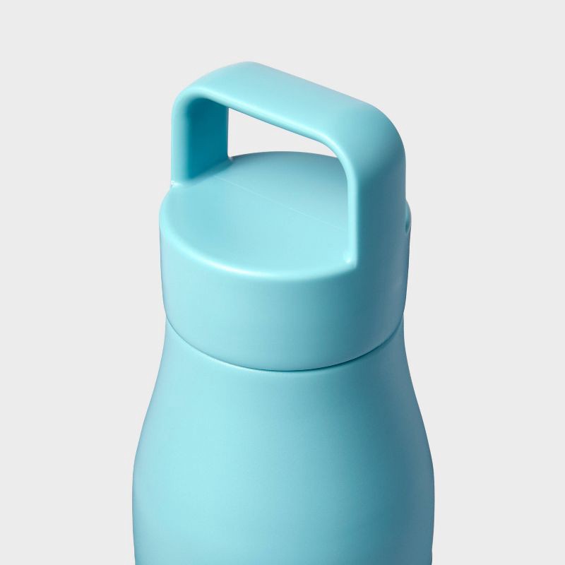 slide 3 of 3, 24oz Water Bottle - Blue - Embark™: Stainless Steel, Portable Drinkware, 24 oz
