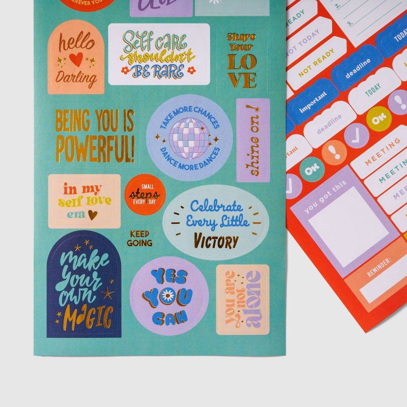 slide 3 of 3, Pulsar Eco Products Planner Sticker Book, 1 ct