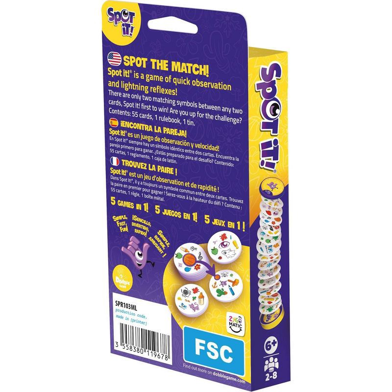 slide 2 of 4, Asmodee Spot It Eco 2024 Card Game, 1 ct