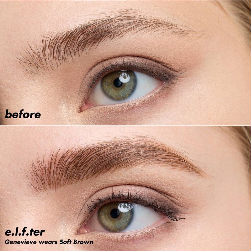 slide 4 of 12, e.l.f. Holy Strokes Micro-Fine Waterproof Eyebrow Enhancer Pen - Soft Brown - 0.02 fl oz, 0.02 fl oz