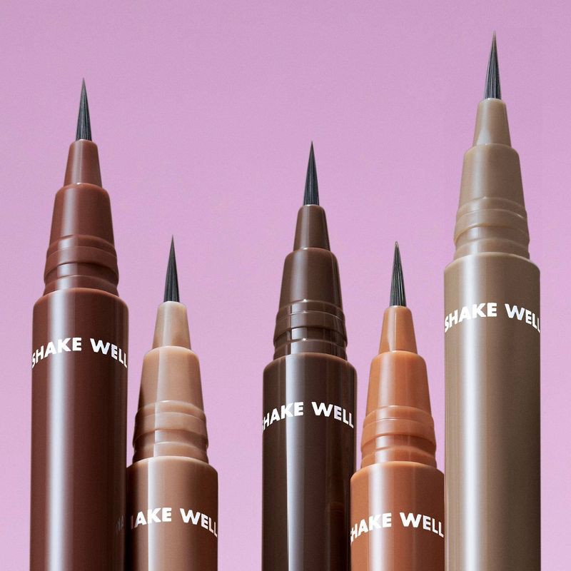 slide 9 of 12, e.l.f. Holy Strokes Micro-Fine Waterproof Eyebrow Enhancer Pen - Soft Brown - 0.02 fl oz, 0.02 fl oz