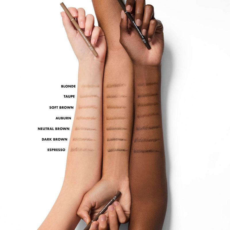 slide 3 of 12, e.l.f. Holy Strokes Micro-Fine Waterproof Eyebrow Enhancer Pen - Neutral Brown - 0.02 fl oz, 0.02 fl oz