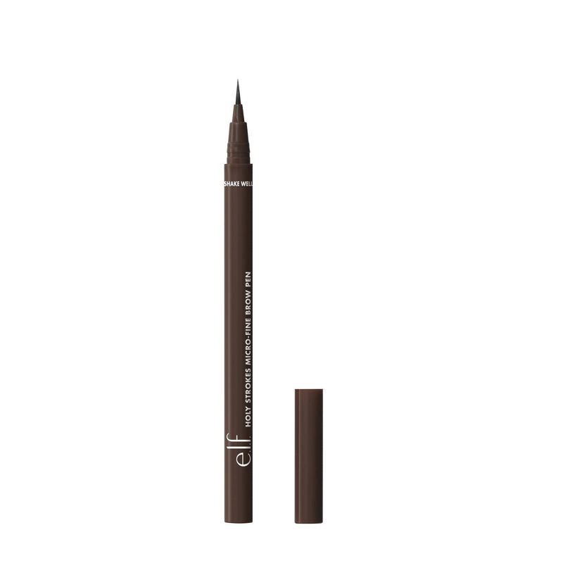 slide 1 of 12, e.l.f. Holy Strokes Micro-Fine Waterproof Eyebrow Enhancer Pen - Neutral Brown - 0.02 fl oz, 0.02 fl oz