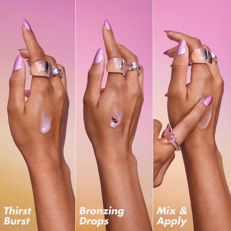 slide 7 of 12, e.l.f. SKIN The Hottest Drops Duo - Bronzing Drops & Holy Hydration! Thirst Burst Drops Mini Duo - 2ct/0.33 fl oz, 2 ct, 0.33 fl oz